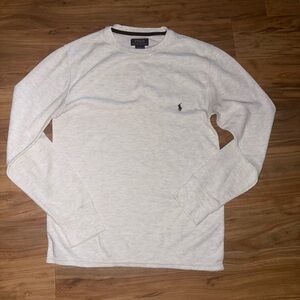 Polo by Ralph Lauren Light Gray Crew Neck Shirt